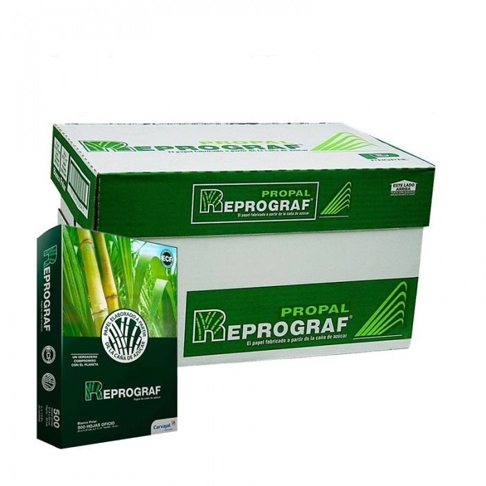 Caja de resma de papel Reprograf Oficio 75gr
