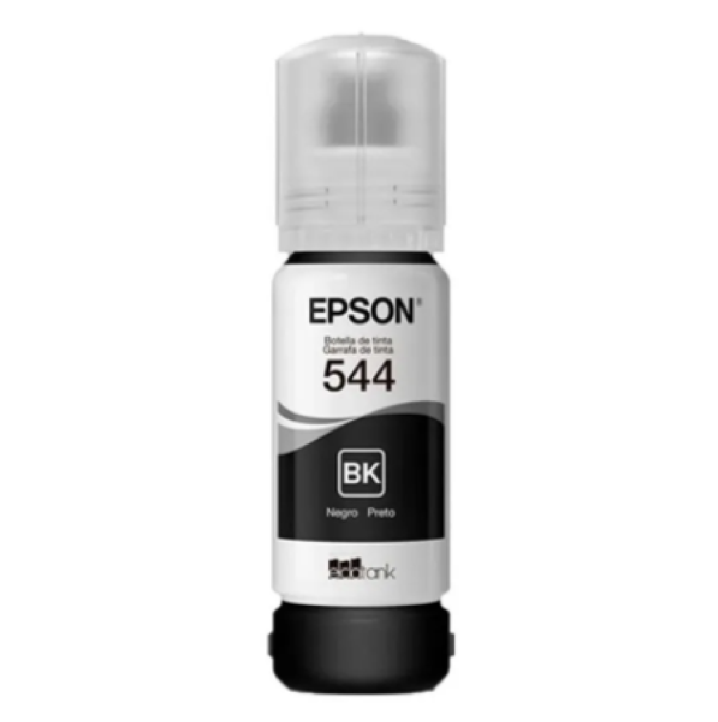 Botella de tinta Epson T544 Negra original 2