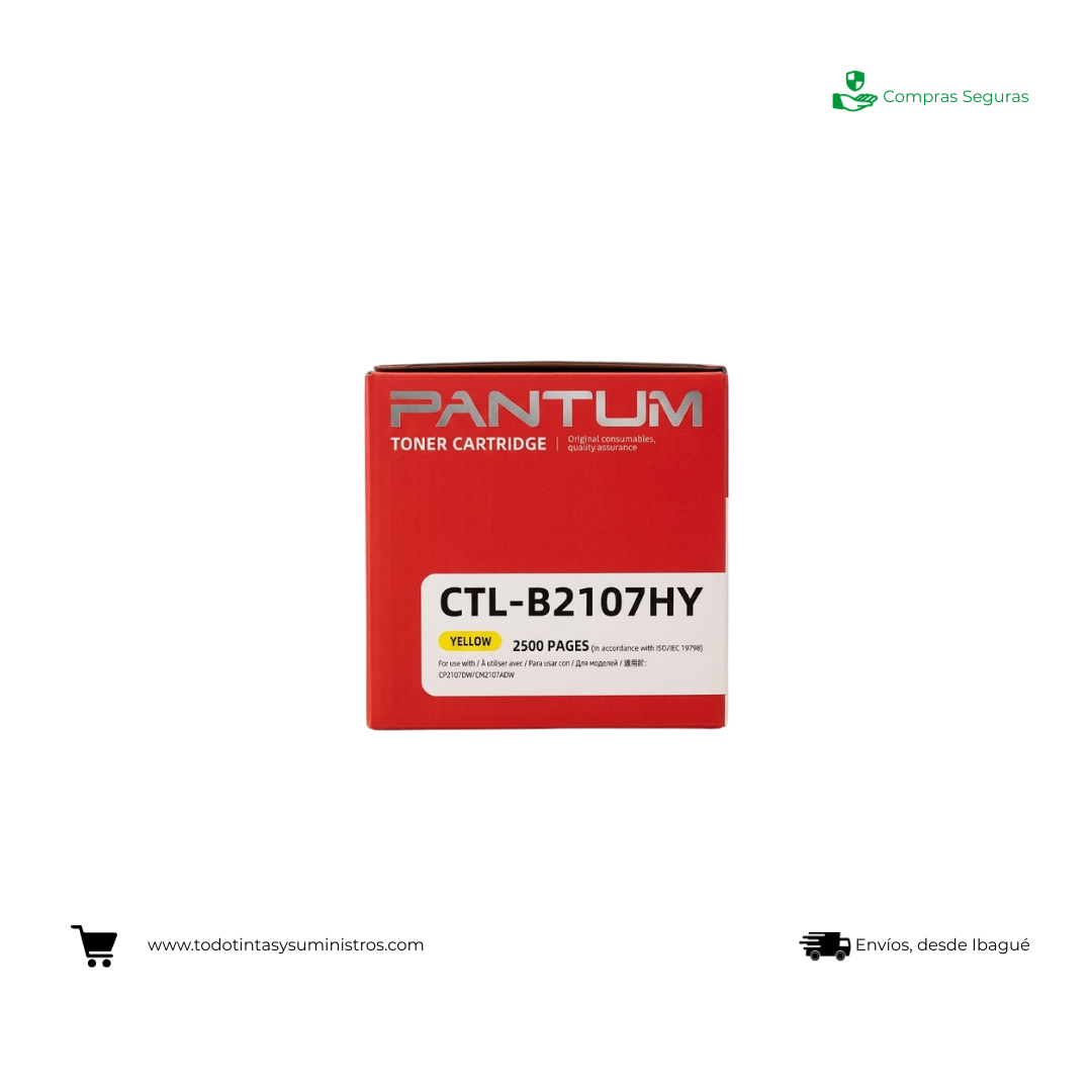 Tóner Pantum Original B2107 Yellow