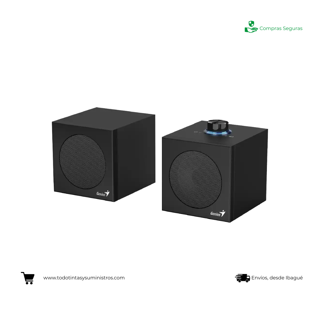Parlante Genius SP-HF300U Negro USB-A + USB-C 2