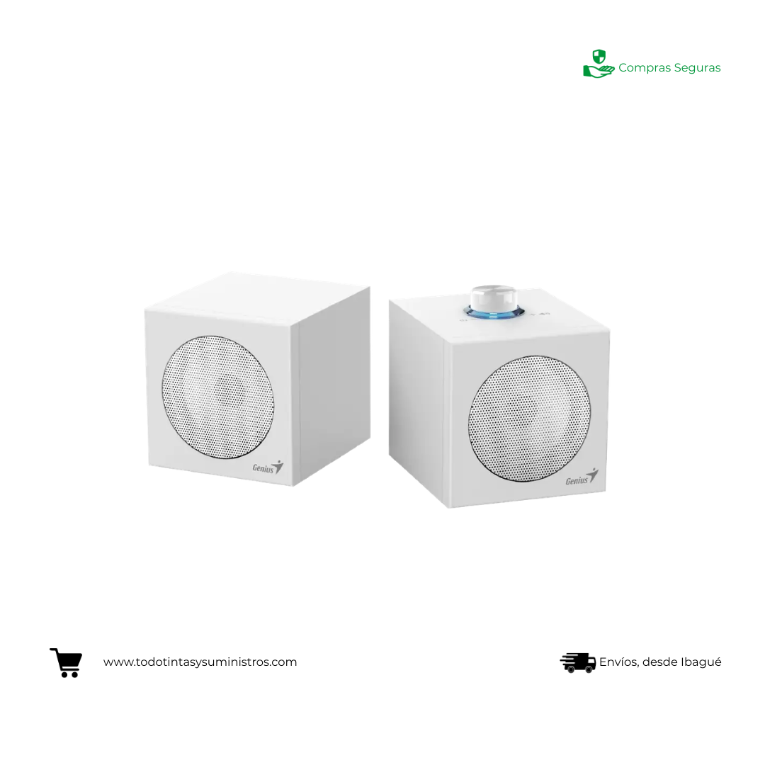 Parlante Genius SP-HF300U Blanco USB-A + USB-C
