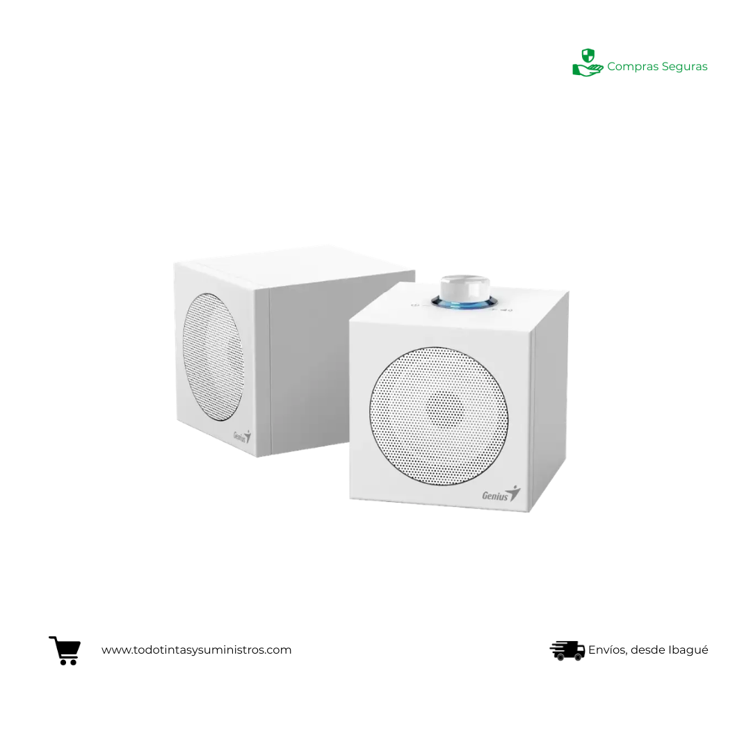 Parlante Genius SP-HF300U Blanco USB-A + USB-C 3