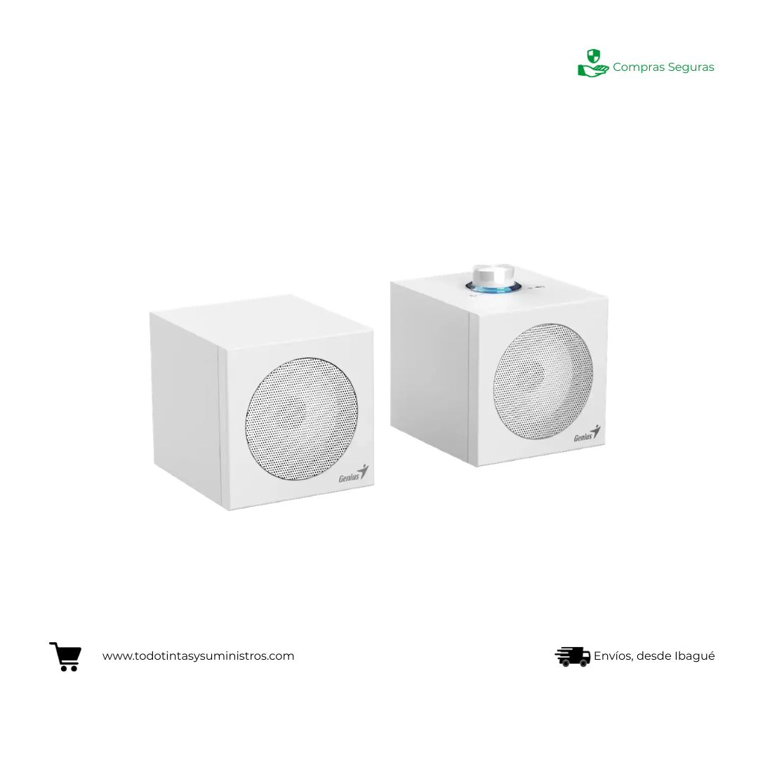 Parlante Genius SP-HF300U Blanco USB-A + USB-C 2