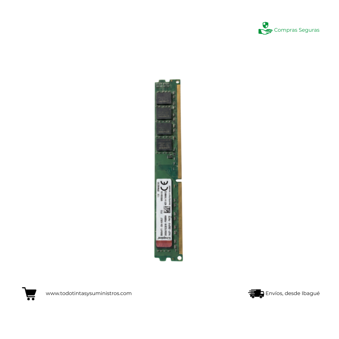 Memoria Ram Kingston Ddr3 8Gb 1600MHz Para PC