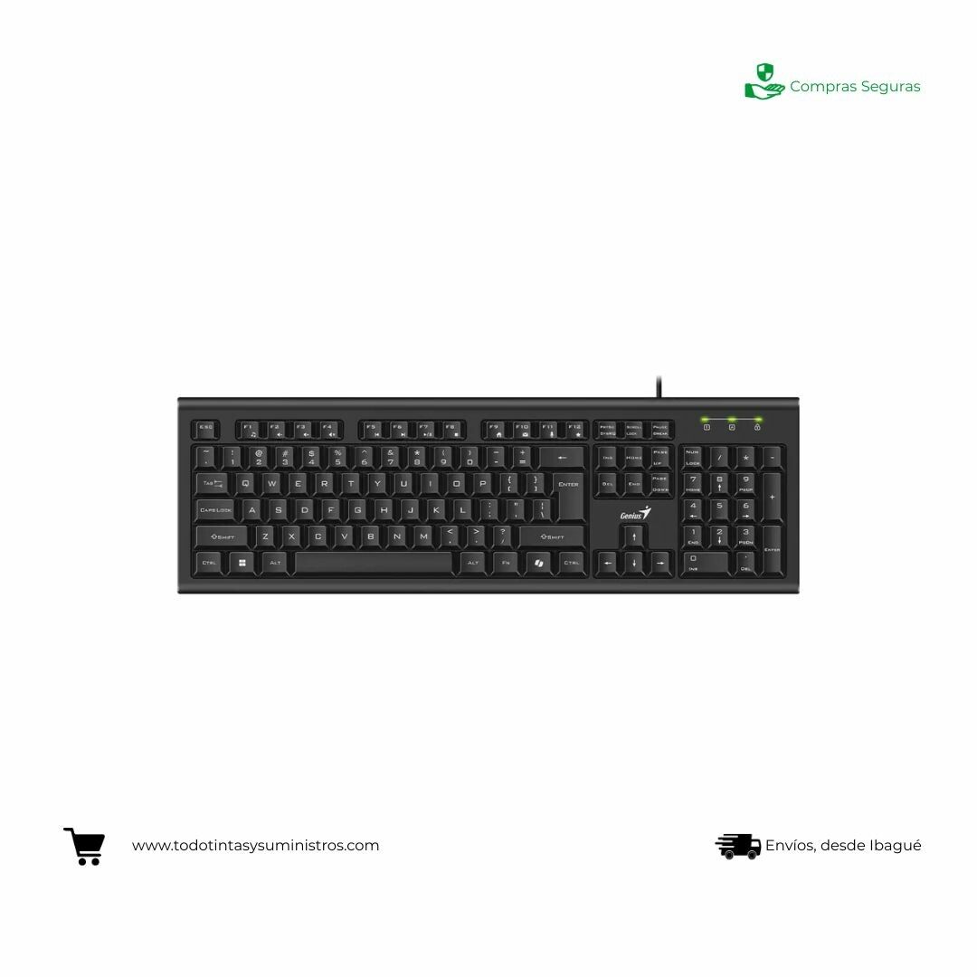Teclado Genius KB-113 Copilot Alámbrico