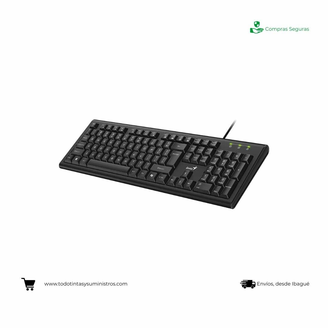 Teclado Genius KB-113 Copilot Alámbrico 3
