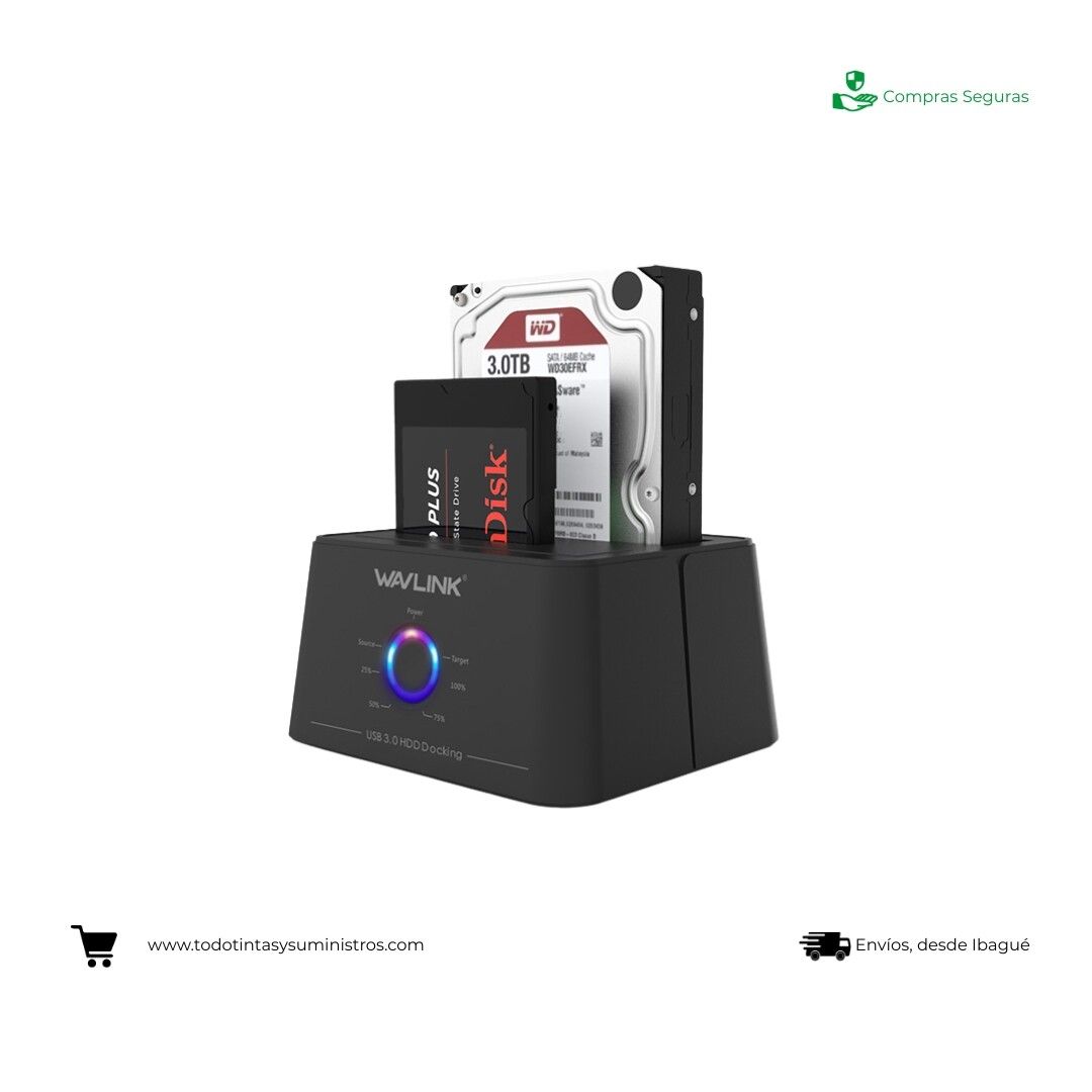 Docking Station Wavlink WL-ST334U usb 3.0 dual bay sata