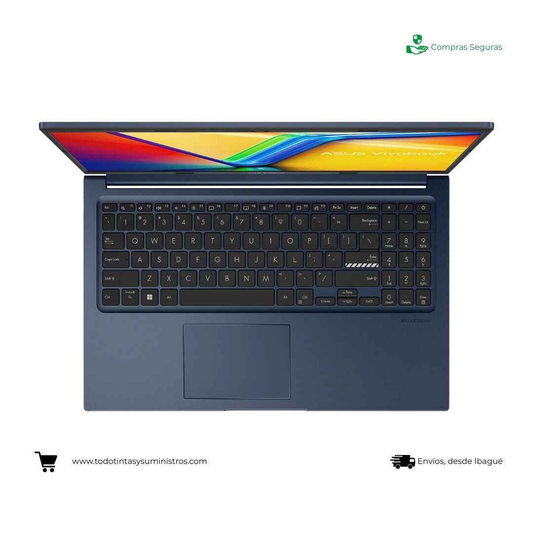 Portatil Asus X1504V 15.6" Intel Ci5 Ram 16GB Unidad Solida 1 Tb 3