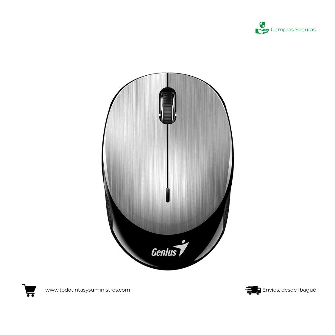 Mouse Genius Nx-9000 Bluetooth Silver Recargable