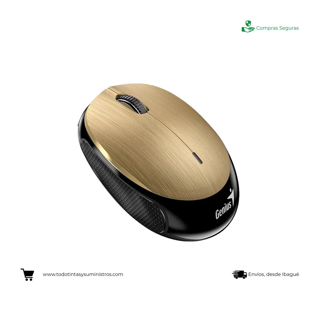 Mouse Genius Nx-9000 Bluetooth Dorado Recargable 2
