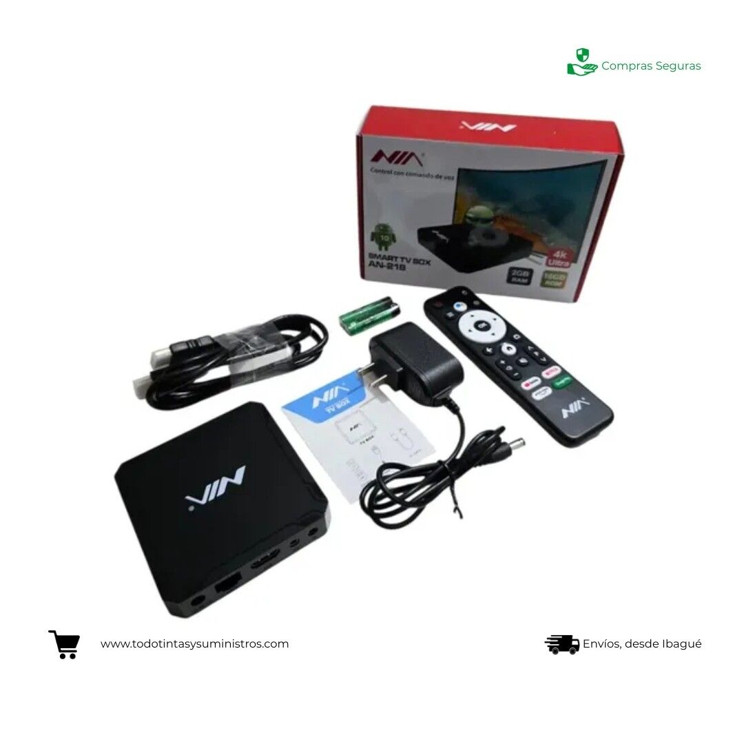 NIA Smart TV Box AN-218 4K Ultra HD – 2GB RAM  y 16GB ROM 2