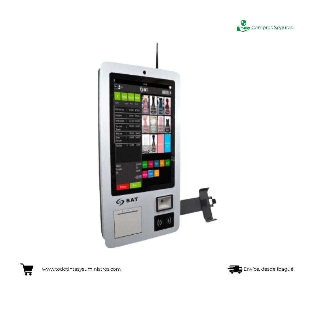 Kiosco transaccional SAT KT32LC ANDROID 11 4G - 64GB TOUCH 4
