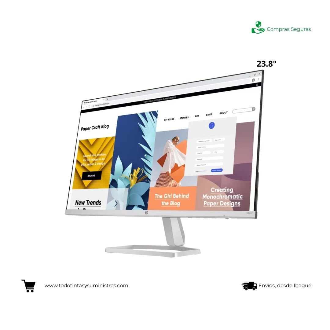 Monitor HP serie 5 524sf 23.8" FHD Ultradelgado 2