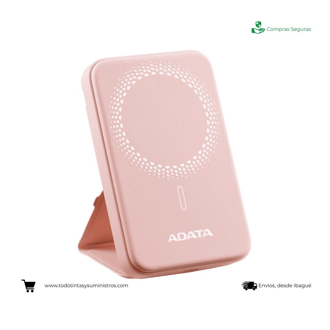 Power Bank Adata R050 5000Mah Tipo C Magnetica Rosa