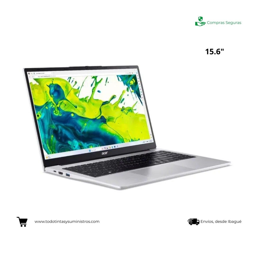 Portátil ACER Aspire Lite AL15-43P-R53C AMD Ryzen 7 5825U Ram 16Gb Ddr4 Ssd 1Tb 2
