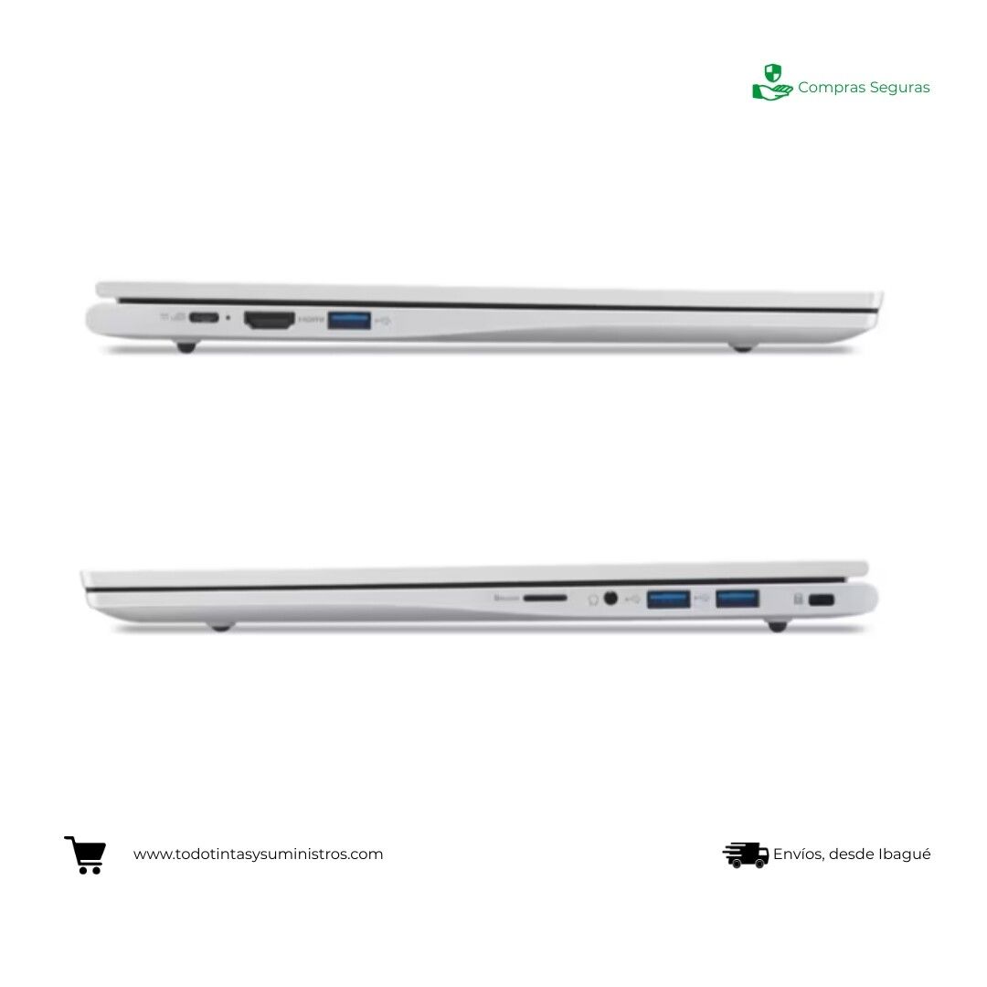 Portátil ACER Aspire Lite AL15-43P-R53C AMD Ryzen 7 5825U Ram 16Gb Ddr4 Ssd 1Tb 6