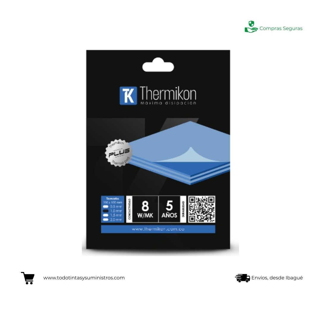Thermal pad Thermikon 1.0MM 8W-Mk – 100x100MM