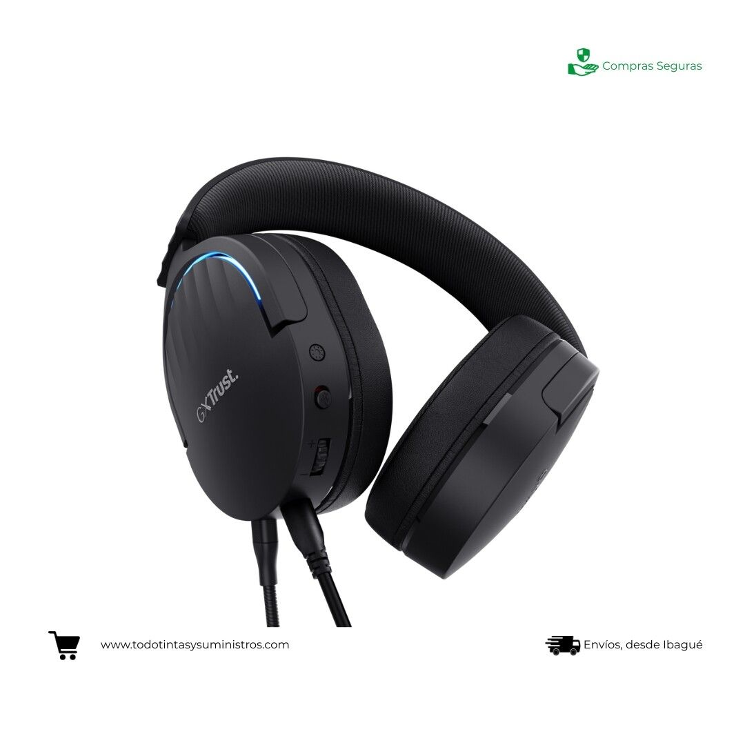 Diadema Gaming Trust 490 Fayzo Cancelacion Negra 3