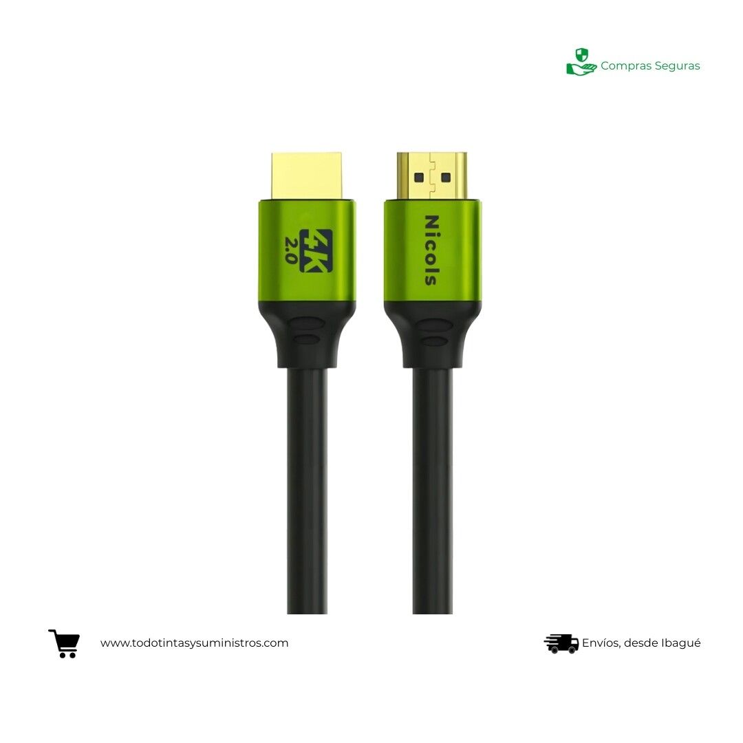 Cable HDTV 2.0 10Mtrs 4K Nicols 2