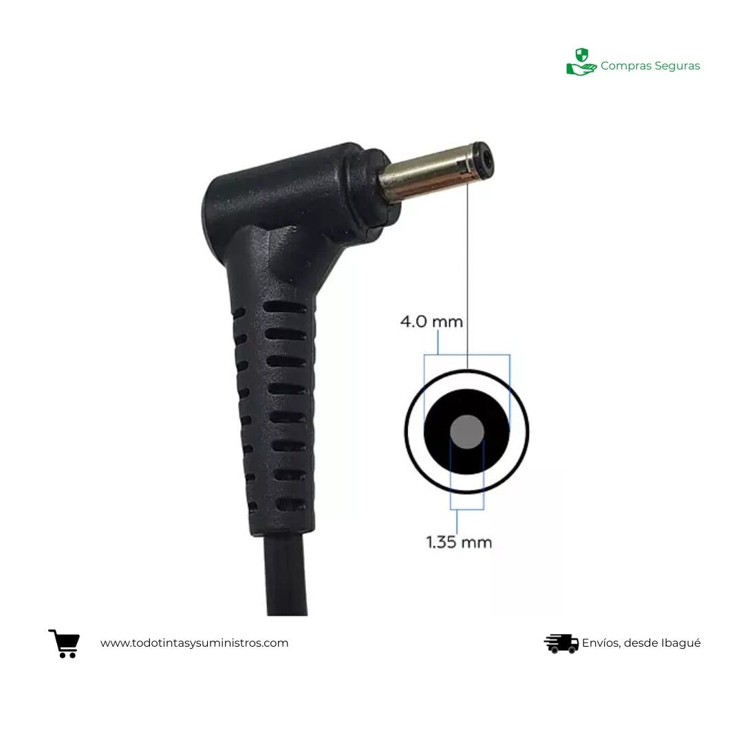 Cargador Para Portátil Asus 19v 3,42a Punta 4,0 * 1,35 Mm Lexa