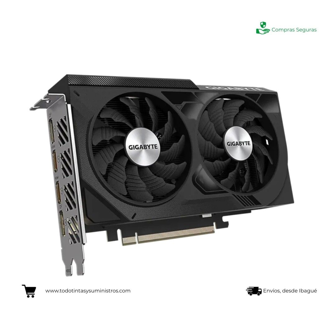 Tarjeta Gráfica Gigabyte GeForce RTX 4060 WINDFORCE OC 8GB GDDR6 2