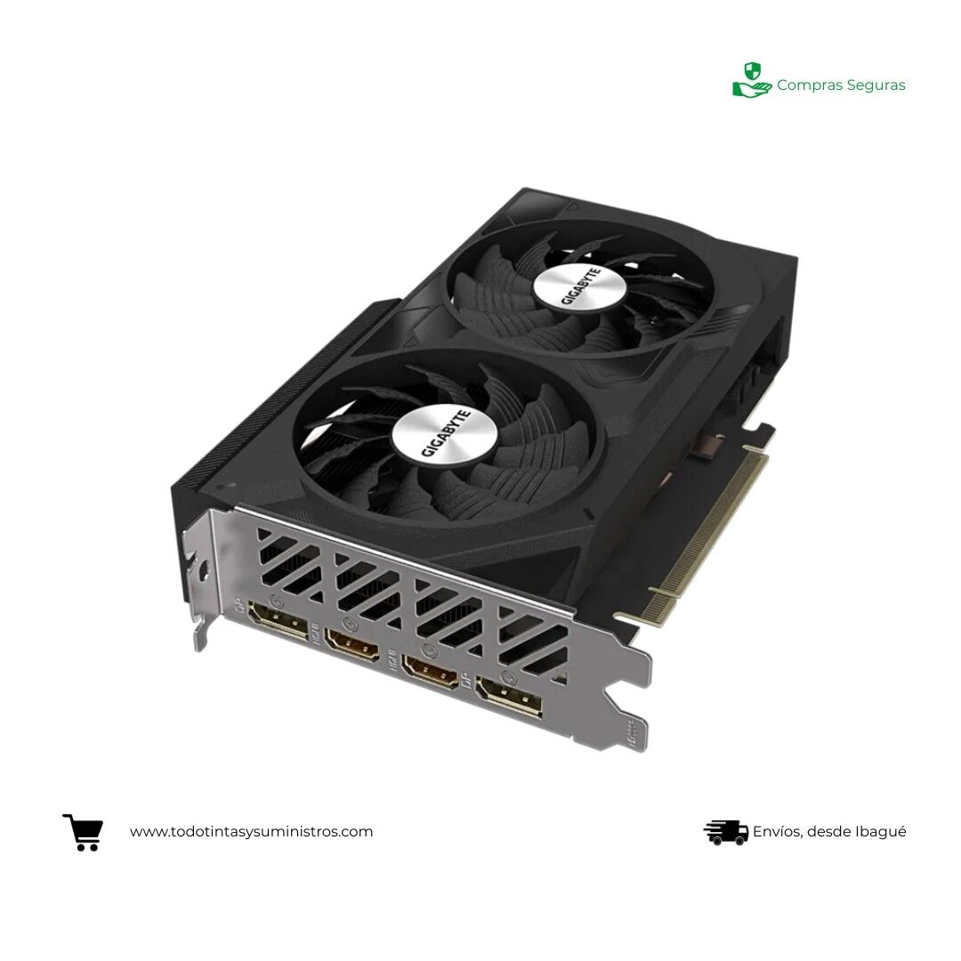 Tarjeta Gráfica Gigabyte GeForce RTX 4060 WINDFORCE OC 8GB GDDR6 3