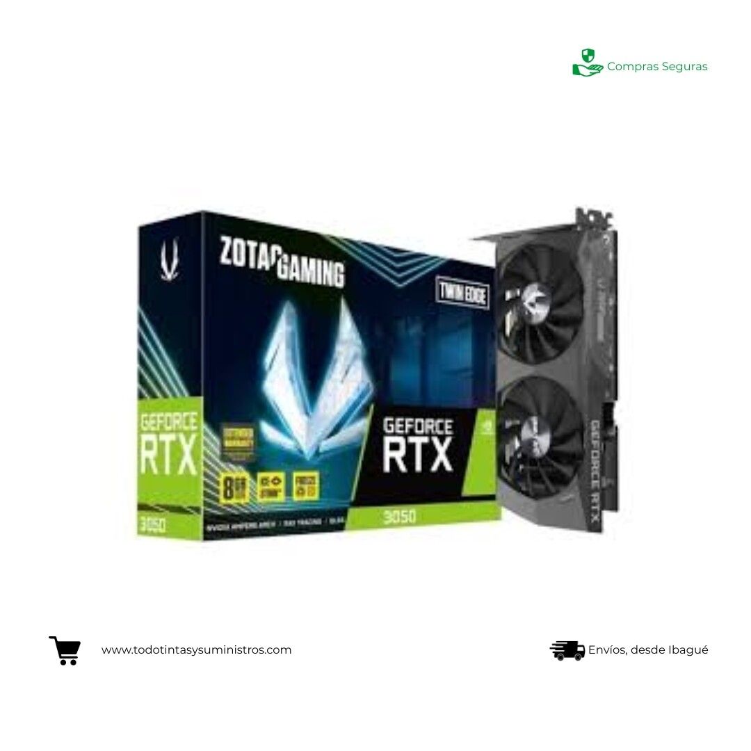 Tarjeta de video Geforce Rtx 3050 Zotac Gaming 8Gb