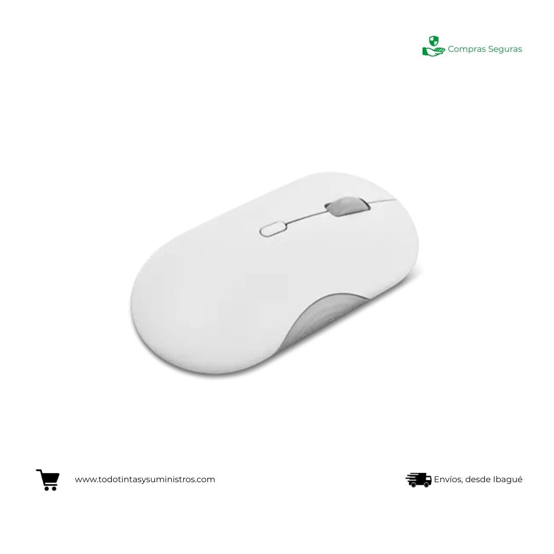 Mouse Lenovo 350 Bluetooth silencioso 350 Blanco 3
