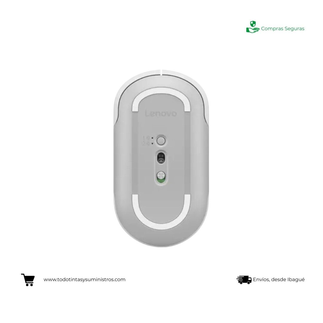 Mouse Lenovo 350 Bluetooth silencioso 350 Blanco 4