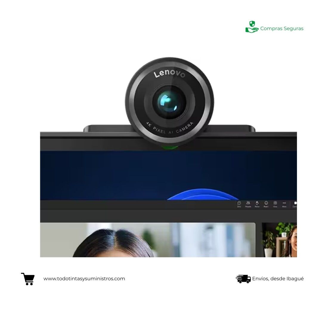 Cámara web Lenovo 4K Pro 6