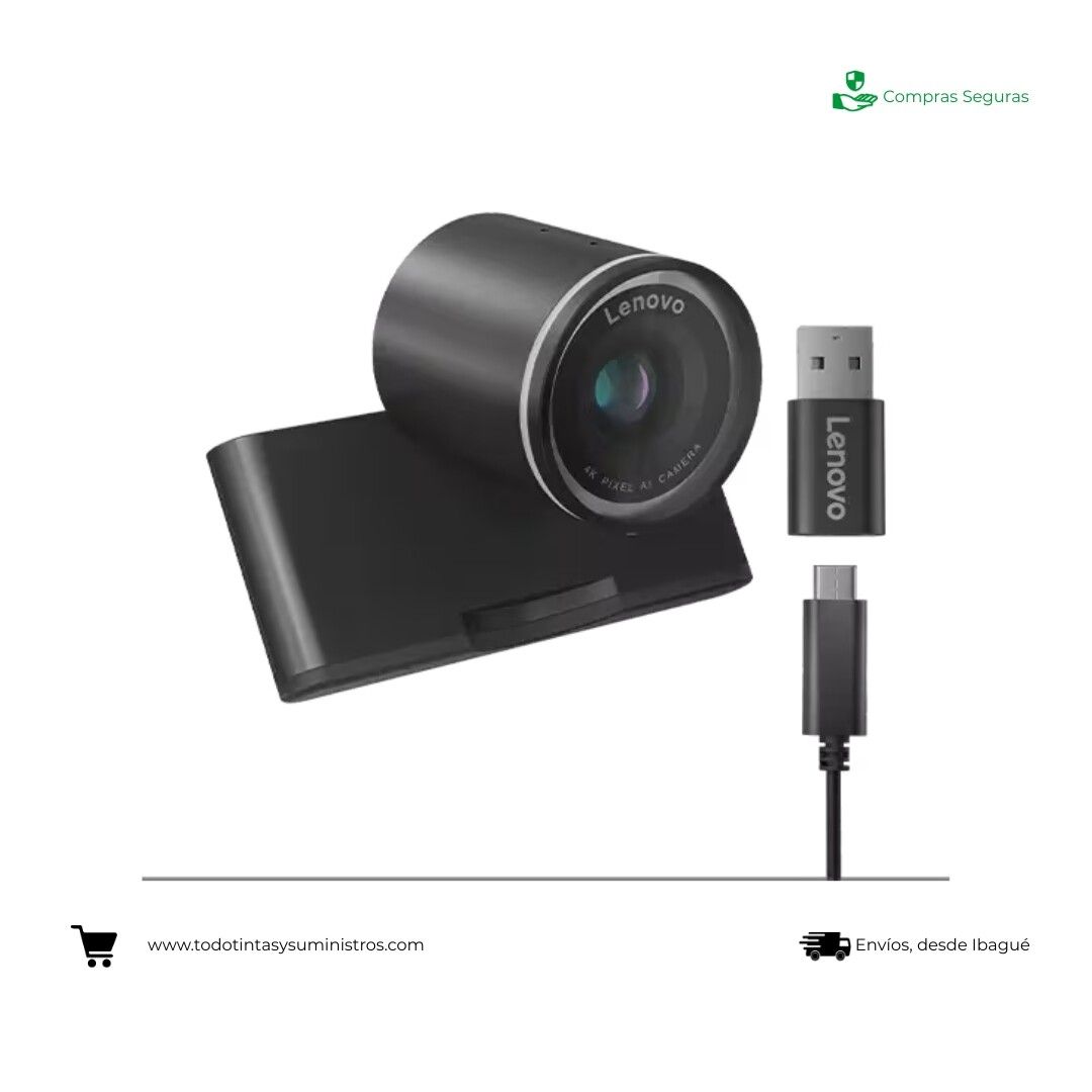 Cámara web Lenovo 4K Pro 5