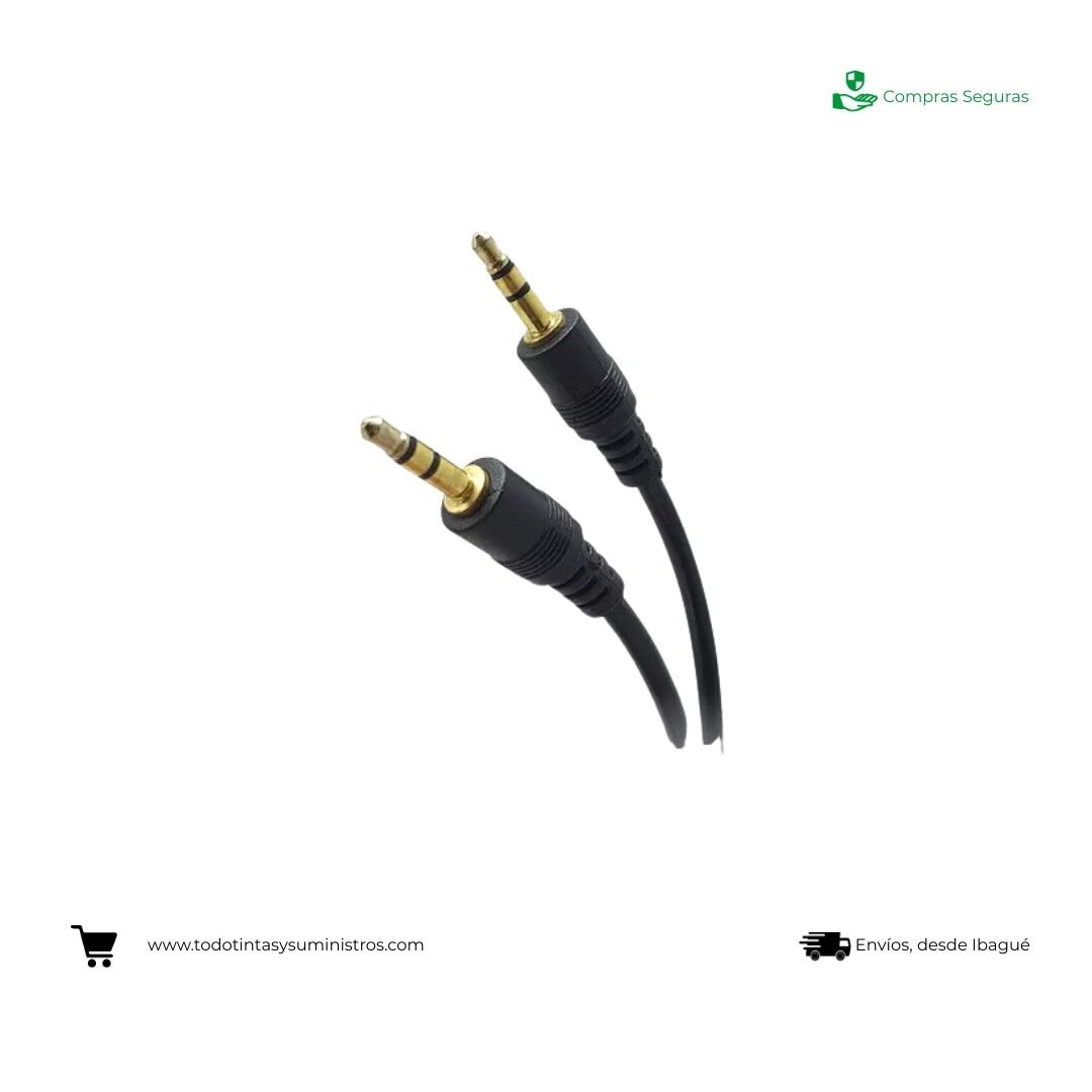 Cable Plug A Plug 3.5 Mm De 1.5 Metros