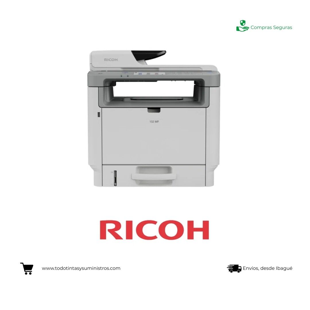 Impresora Multifuncional Láser Ricoh 132 MF 4 en 1