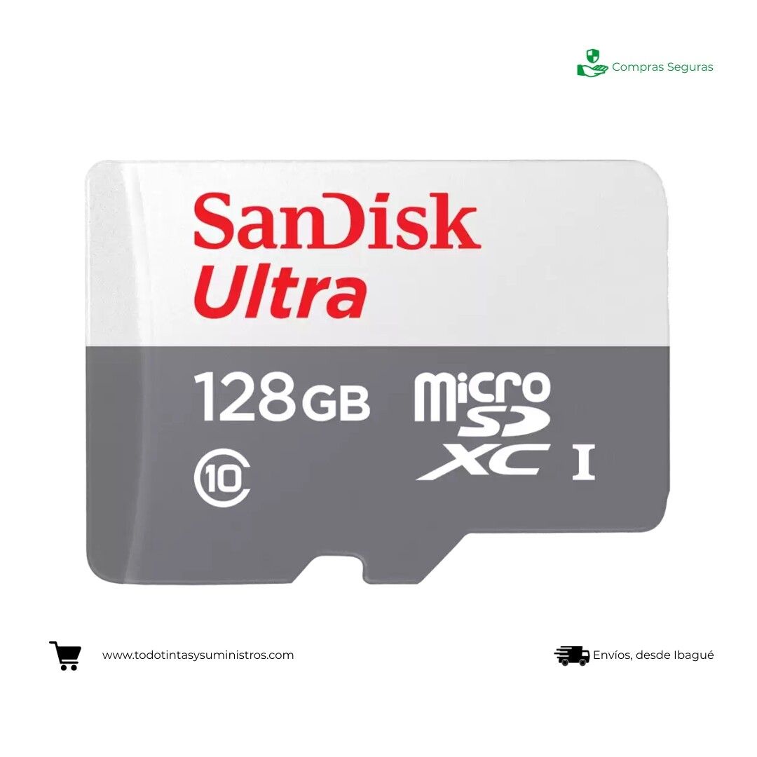 Memoria Micro SD Sandisk ultra 128Gb