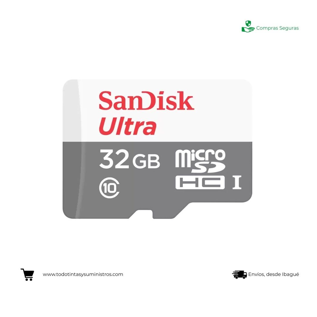 Memoria Micro SD Sandisk ultra 32Gb