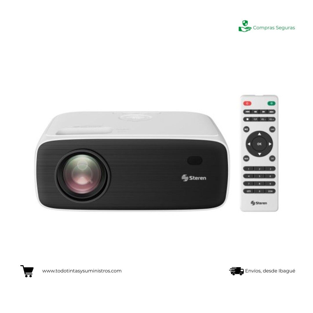 Video Proyector Multimedia Steren Pro-380 Full HD 250LM