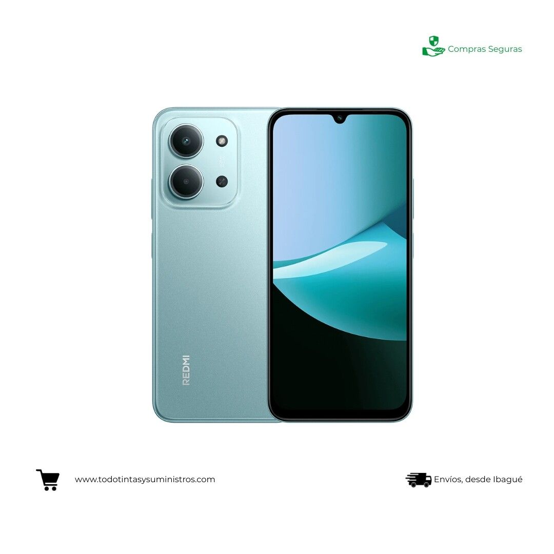 Celular Xiaomi Redmi 15C 4Gb + 256GB Verde Menta
