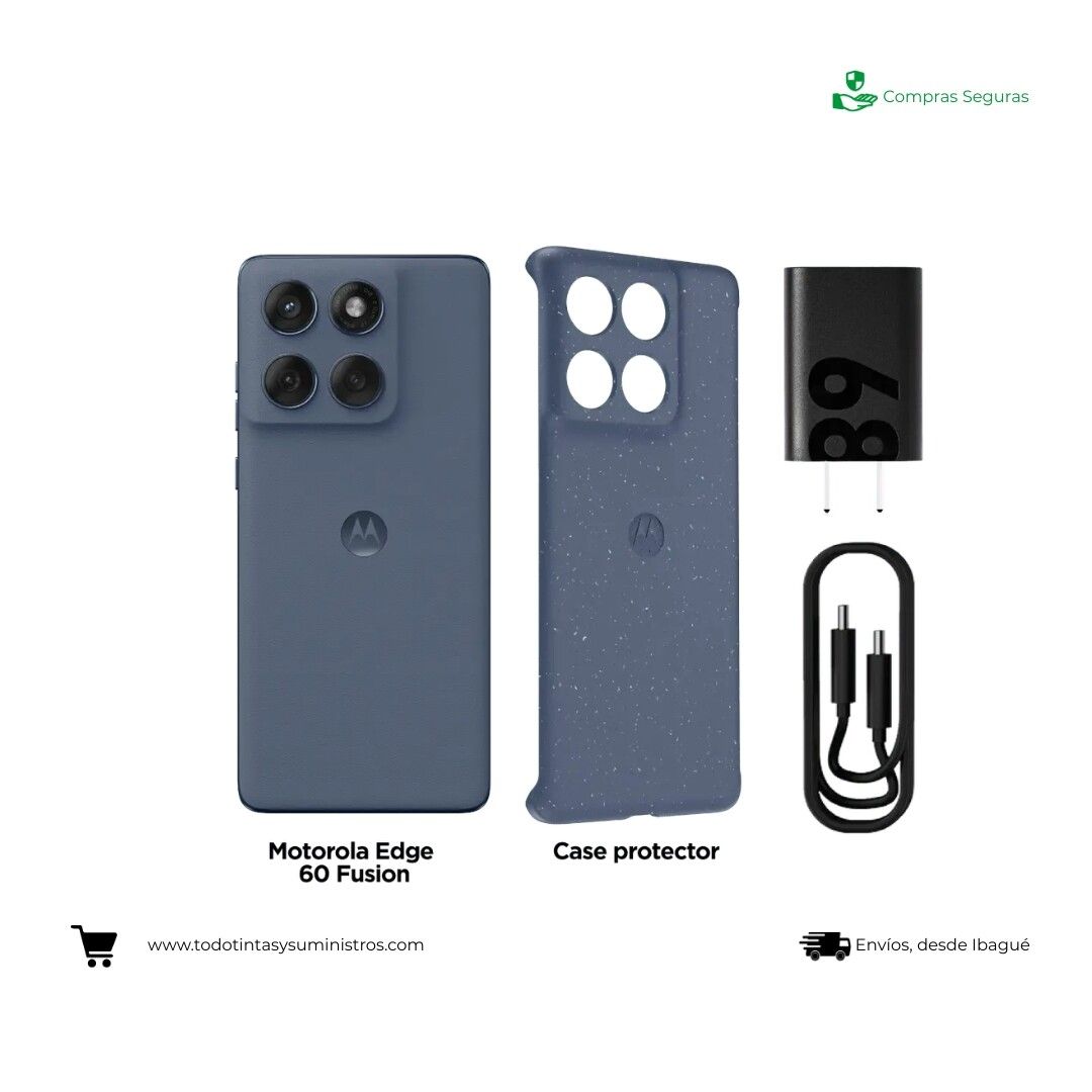 Celular Moto Edge 60 Fusion 8Gb +256 Gb Azul 2