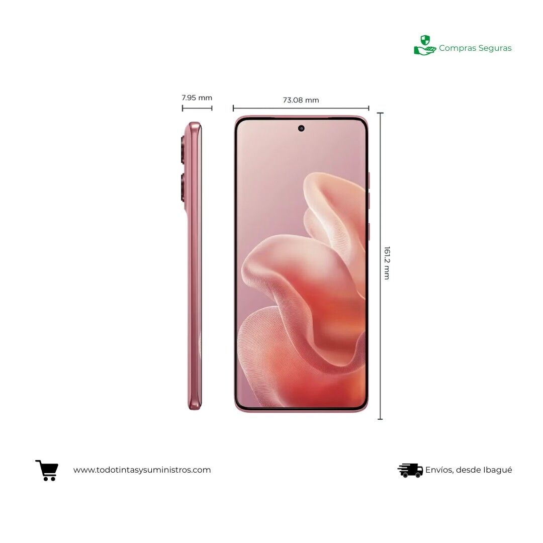 Celular Moto Edge 60 Fusion 8Gb + 256Gb Rosa 3