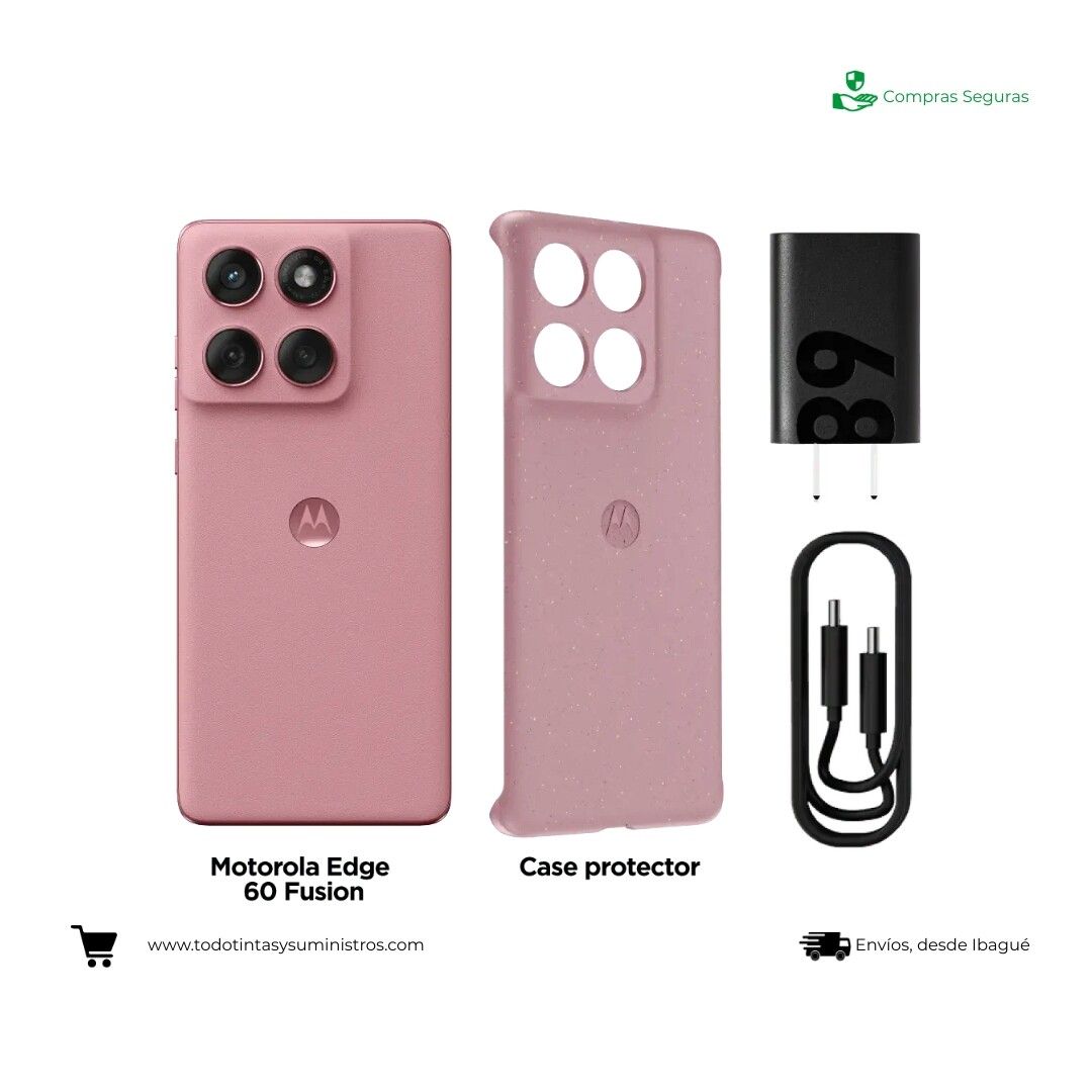 Celular Moto Edge 60 Fusion 8Gb + 256Gb Rosa 2