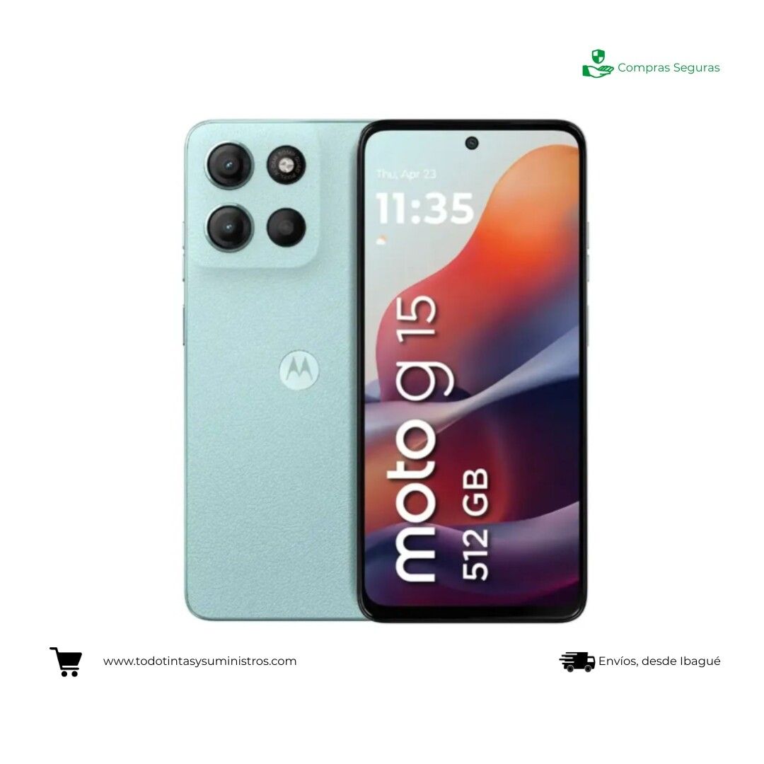 Celular Moto G15 4Gb + 512Gb Celeste