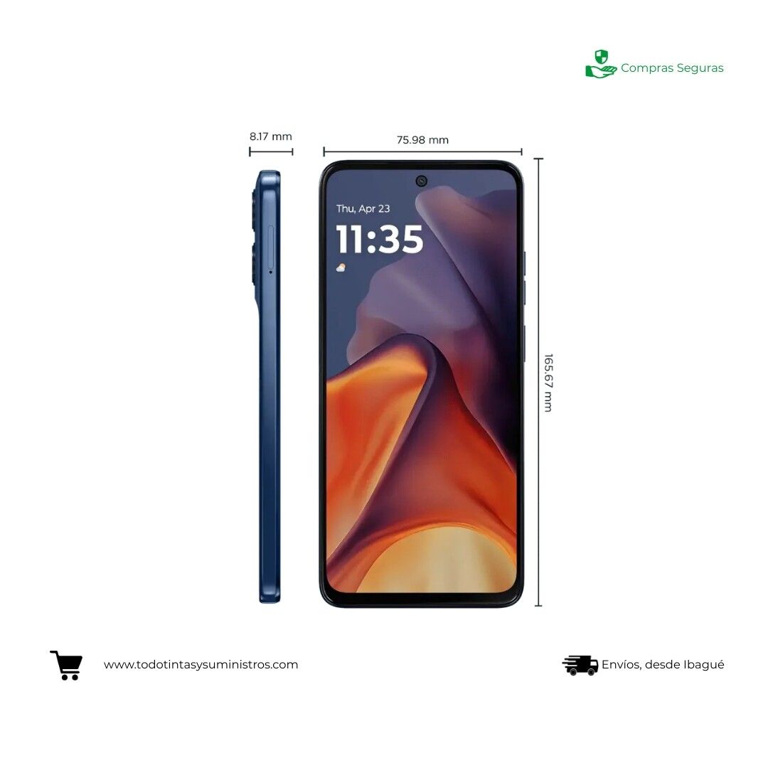 Celular Moto G15 4Gb + 512Gb Azul 2