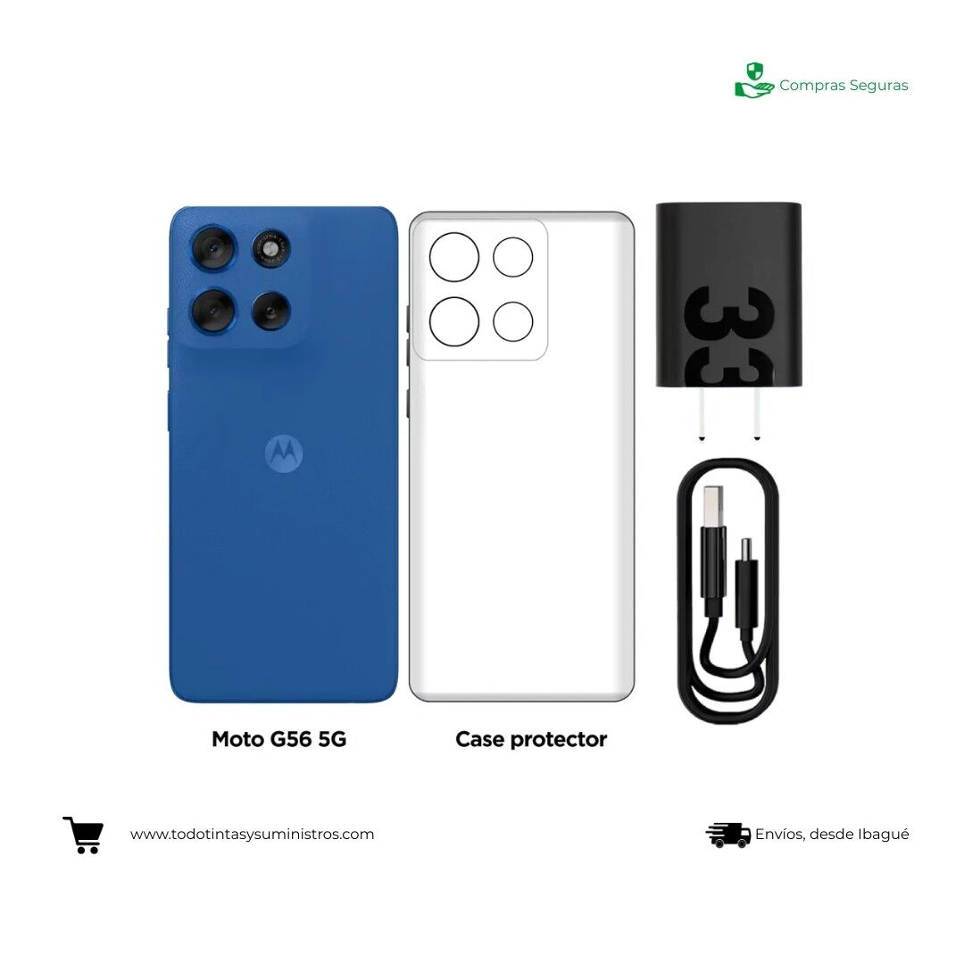 Celular Moto G56 8Gb -256Gb 5G Azul 2