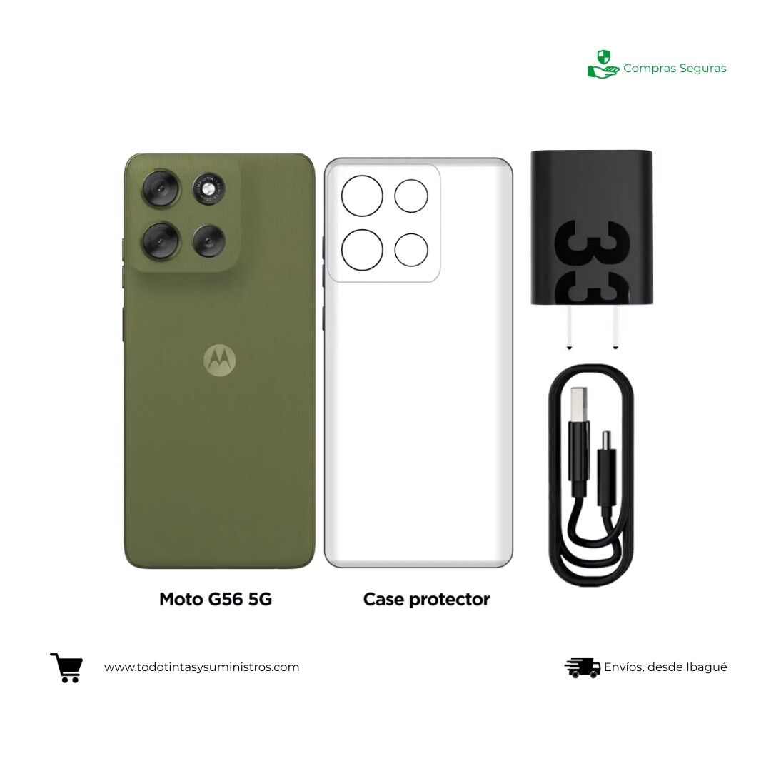 Celular Moto G56 8Gb -256Gb 5G Verde 2