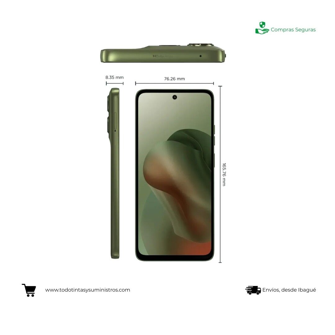 Celular Moto G56 8Gb -256Gb 5G Verde 3