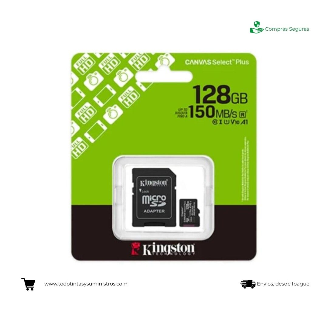 Memoria Micro SD 128Gb Canvas Kingston