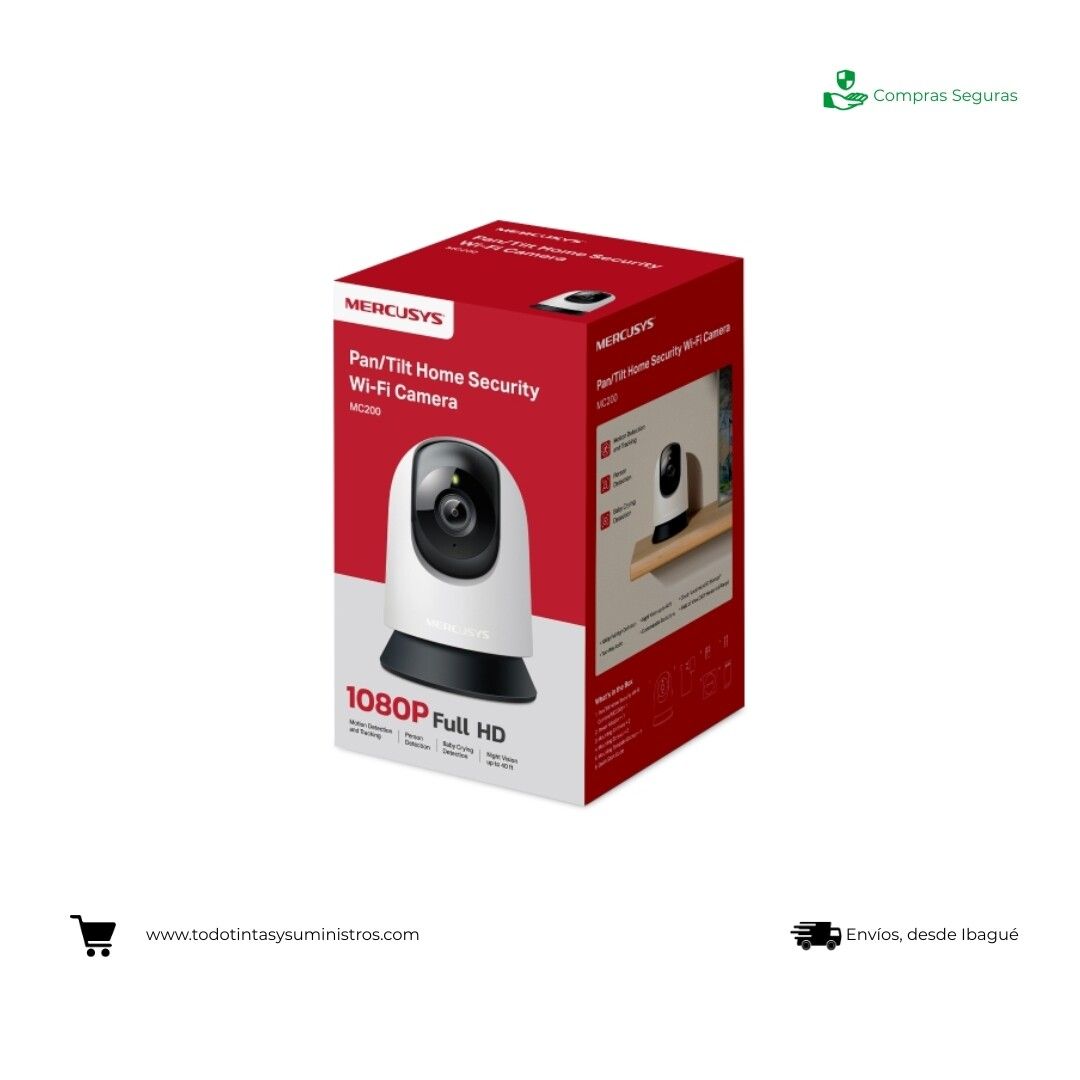 Cámara de Seguridad Wi-Fi MERCUSYS MC200 2
