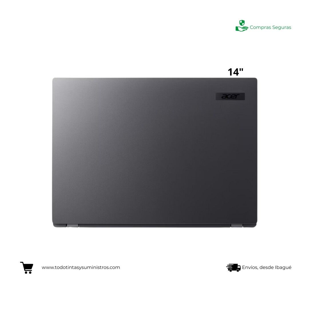 Portátil Acer TravelMate P2 14” Core i5 Ram 16GB Ssd 512GB Incluye Morral 6