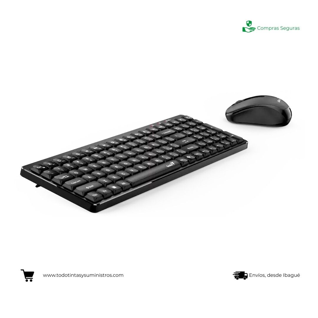 Combo Genius  LuxeMate Q8100 inalámbrico negro 3