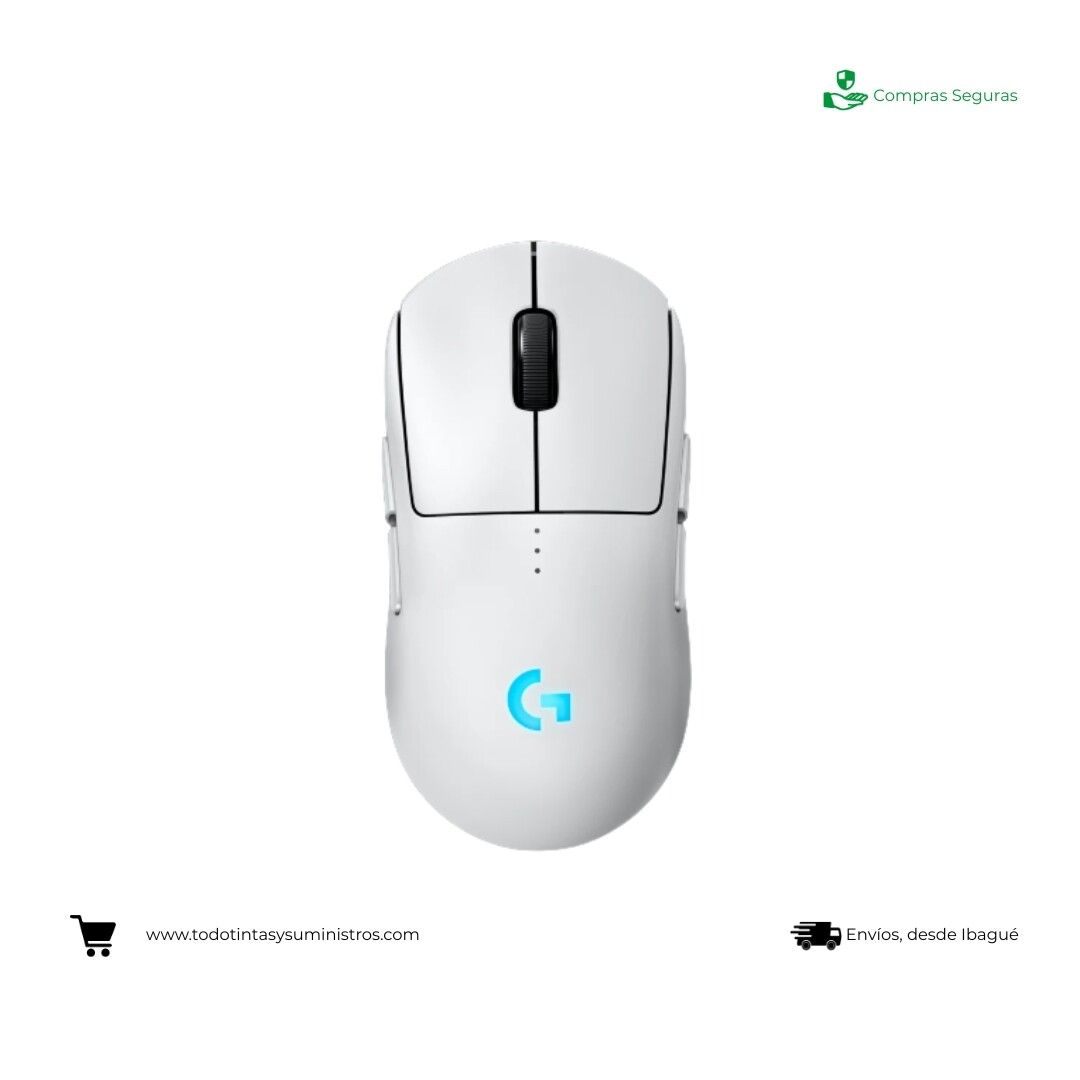 Mouse Gamer Inalámbrico Logitech G PRO 2 LIGHTSPEED Blanco